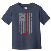 Vintage Golf American Flag USA Toddler T-Shirt