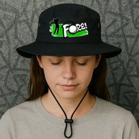 Vintage Golfer Swinging and Saying Fore Bucket Hat