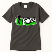 Vintage Golfer Swinging and Saying Fore Tall T-Shirt