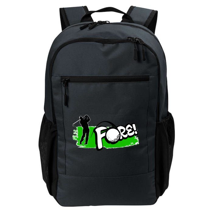 Vintage Golfer Swinging and Saying Fore Backpack