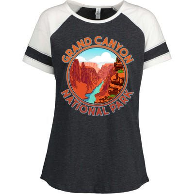 Vintage Grand Canyon National Park  Enza Ladies Jersey Colorblock Tee