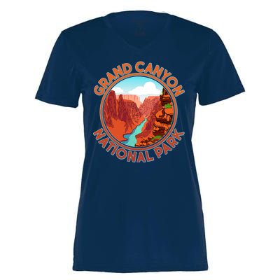 Vintage Grand Canyon National Park  Women's Momentum V-Neck T-Shirt