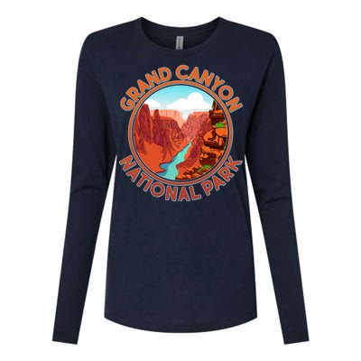 Vintage Grand Canyon National Park  Womens Cotton Relaxed Long Sleeve T-Shirt