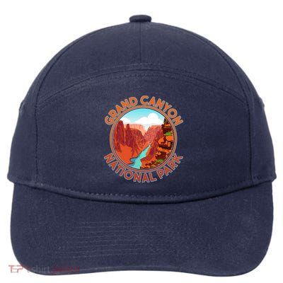 Vintage Grand Canyon National Park  7-Panel Snapback Hat