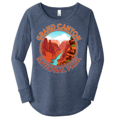 Vintage Grand Canyon National Park  Women's Perfect Tri Tunic Long Sleeve Shirt