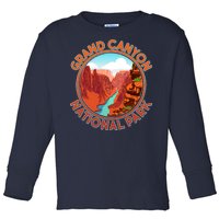 Vintage Grand Canyon National Park  Toddler Long Sleeve Shirt