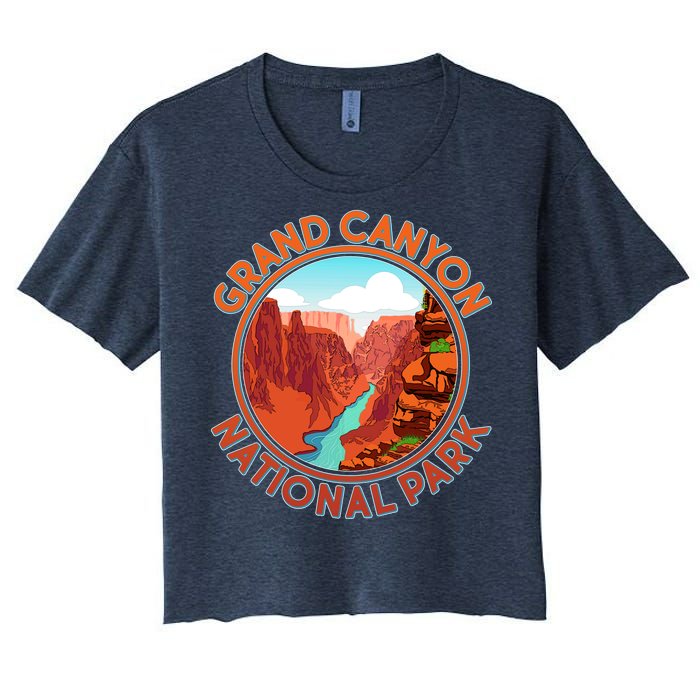 Vintage Grand Canyon National Park  Women's Crop Top Tee