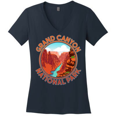 Vintage Grand Canyon National Park  Women's V-Neck T-Shirt