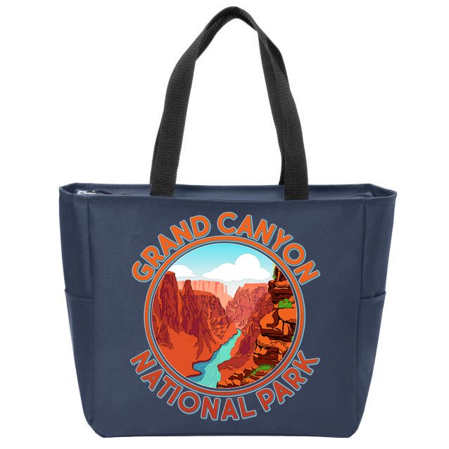 Vintage Grand Canyon National Park  Zip Tote Bag
