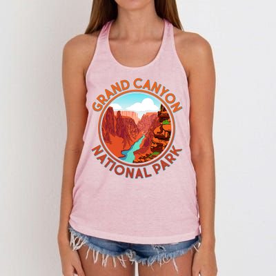 Vintage Grand Canyon National Park  Women's Knotted Racerback Tank