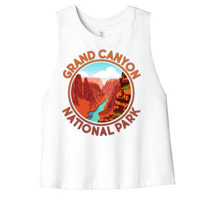 Vintage Grand Canyon National Park  Women's Racerback Cropped Tank