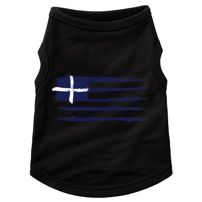 Vintage Greece Flag Doggie Tank