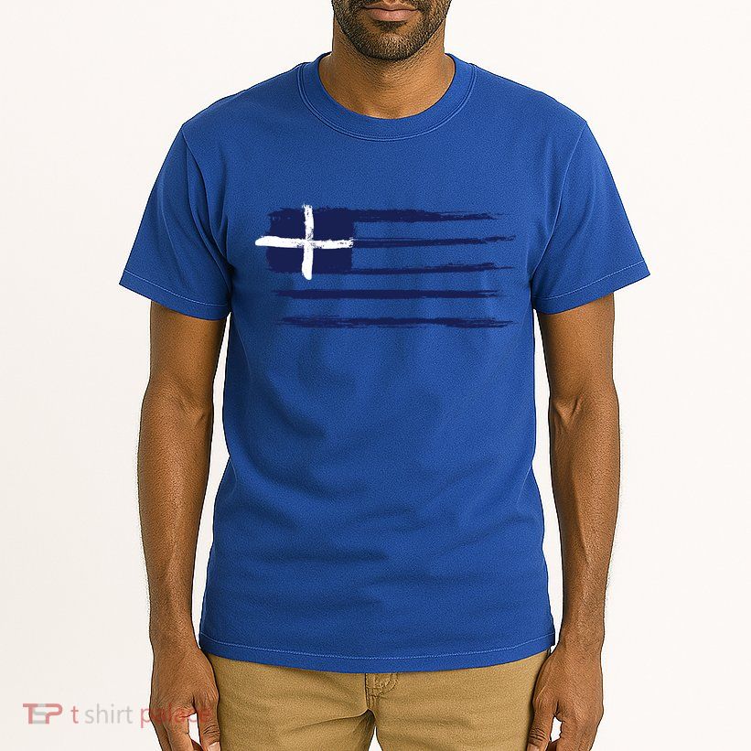 Vintage Greece Flag Tall T-Shirt