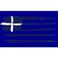 Vintage Greece Flag Bumper Sticker