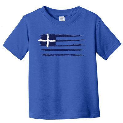 Vintage Greece Flag Toddler T-Shirt