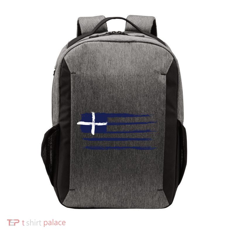 Vintage Greece Flag Vector Backpack