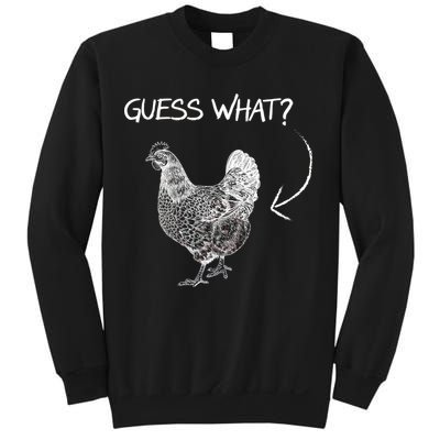 Vintage Guess What Chicken Butt Funny Sweatshirt