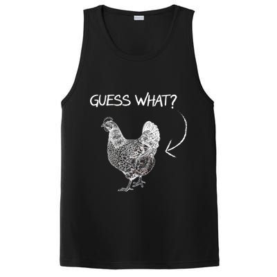 Vintage Guess What Chicken Butt Funny PosiCharge Competitor Tank