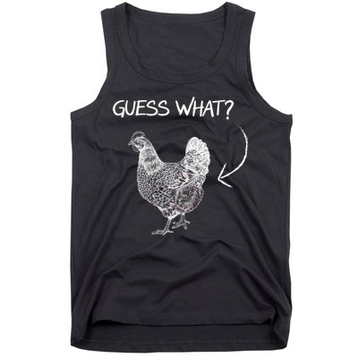 Vintage Guess What Chicken Butt Funny Tank Top
