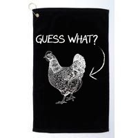 Vintage Guess What Chicken Butt Funny Golf Towel