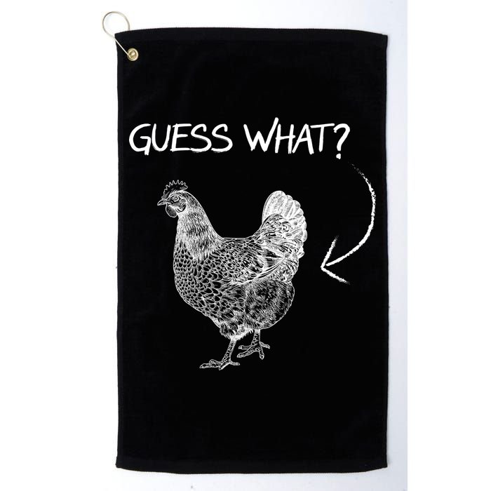 Vintage Guess What Chicken Butt Funny Golf Towel