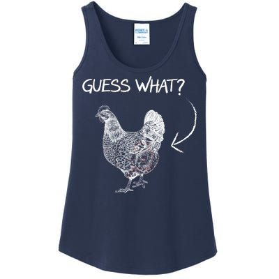 Vintage Guess What Chicken Butt Funny Ladies Essential Tank