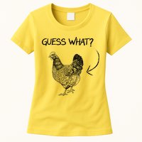 Vintage Guess What Chicken Butt Funny Womens T-Shirt