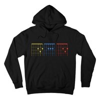 Vintage Guitar Chord Dad Funny Music Fathers Day Hoodie