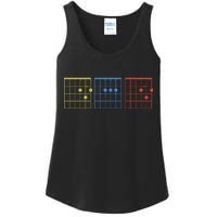 Vintage Guitar Chord Dad Funny Music Fathers Day Ladies Essential Tank