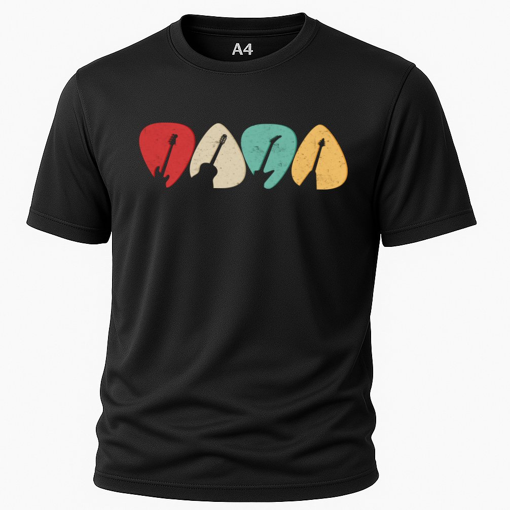 Vintage Guitar Picks  Cooling Performance Crew T-Shirt