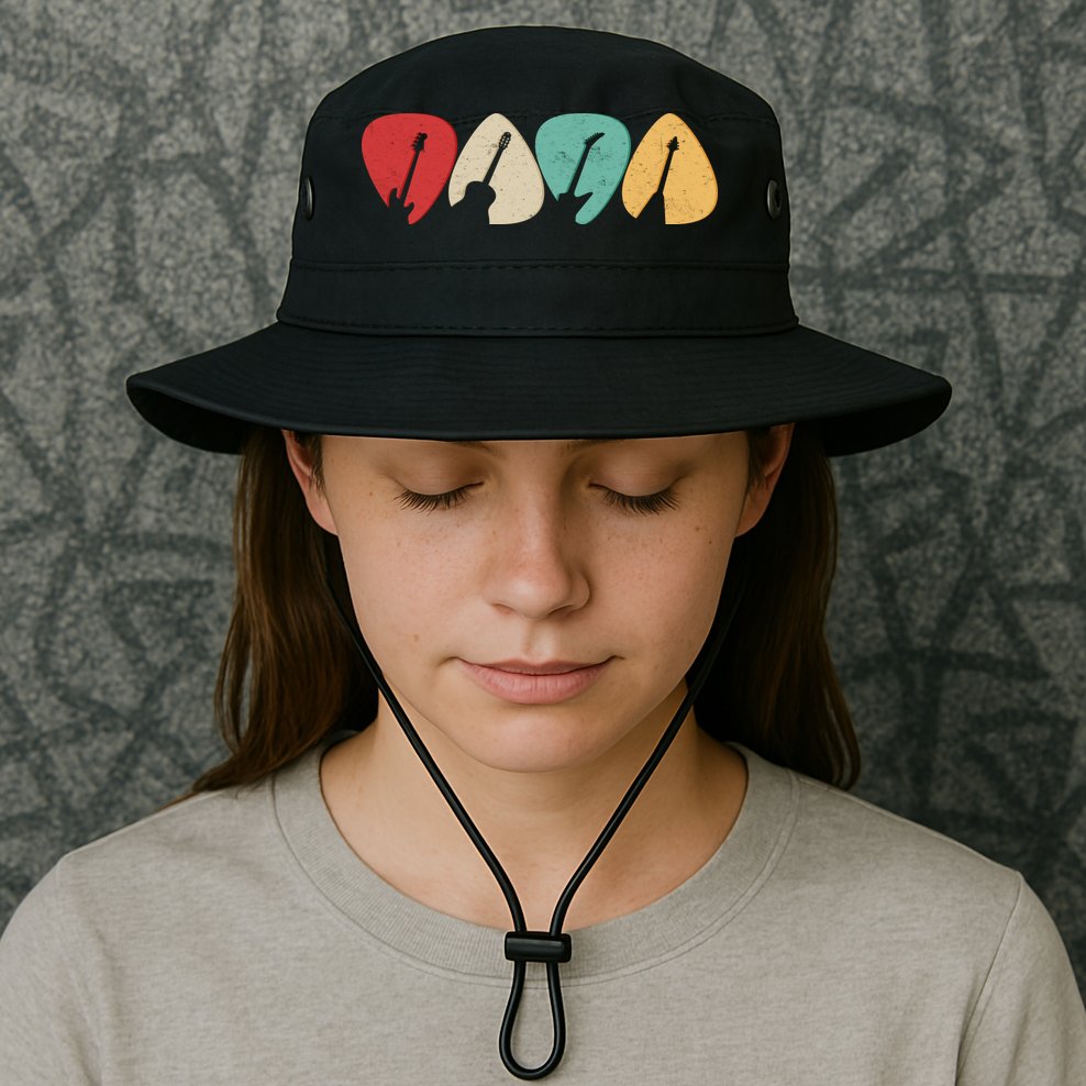 Vintage Guitar Picks  Bucket Hat