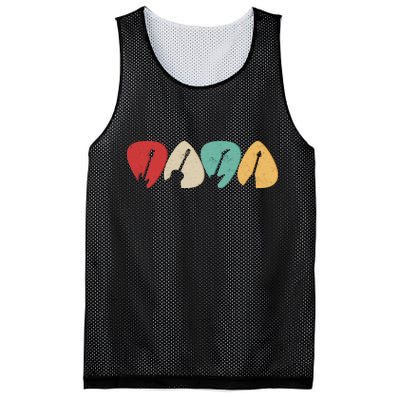 Vintage Guitar Picks  Mesh Reversible Basketball Jersey Tank