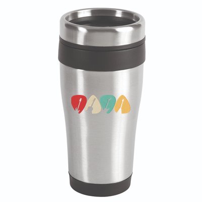 Vintage Guitar Picks  16oz Travel Tumbler