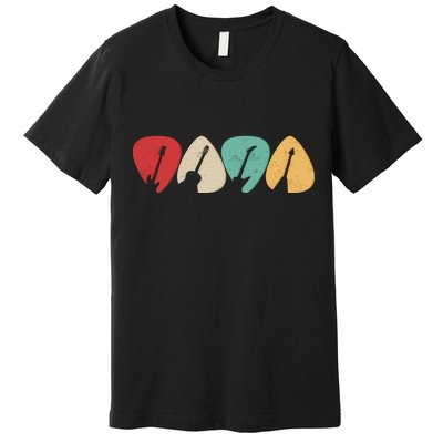 Vintage Guitar Picks  Premium T-Shirt