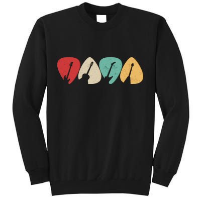 Vintage Guitar Picks  Tall Sweatshirt