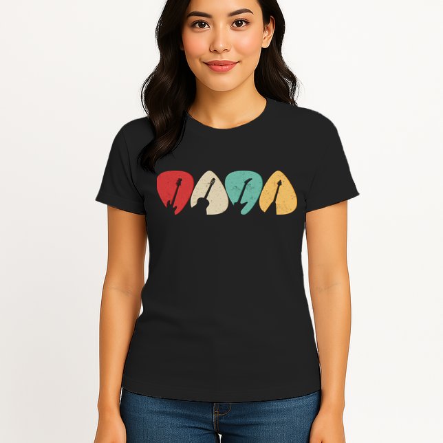 Vintage Guitar Picks  Womens T-Shirt