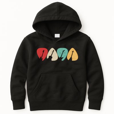 Vintage Guitar Picks  Kids Hoodie