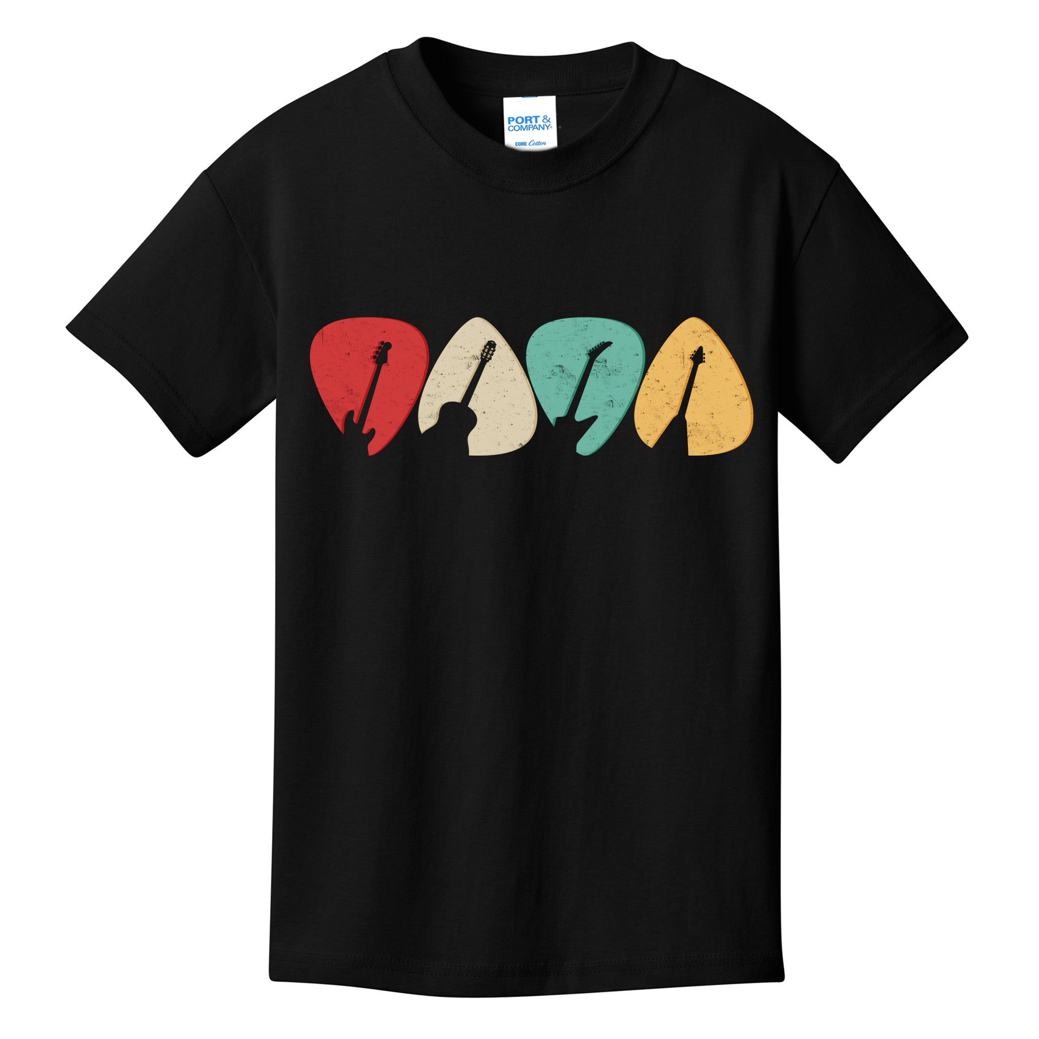 Vintage Guitar Picks  Kids T-Shirt