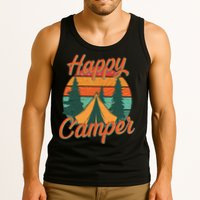 Vintage Happy Camper Emblem Tank Top