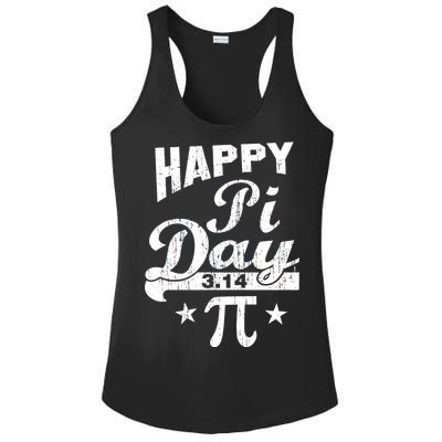 Vintage Happy Pi Day 3.14 Ladies PosiCharge Competitor Racerback Tank