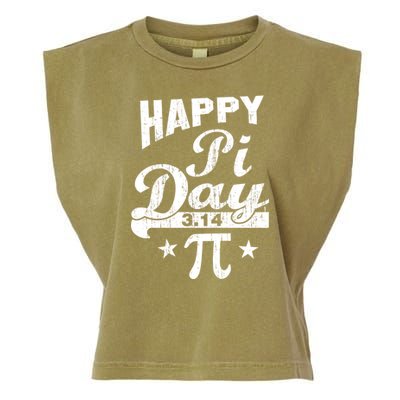 Vintage Happy Pi Day 3.14 Garment-Dyed Women's Muscle Tee