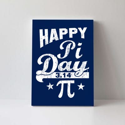 Vintage Happy Pi Day 3.14 Canvas