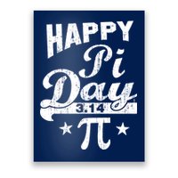 Vintage Happy Pi Day 3.14 Poster