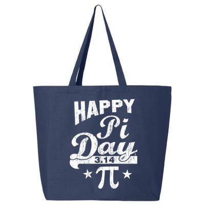 Vintage Happy Pi Day 3.14 25L Jumbo Tote