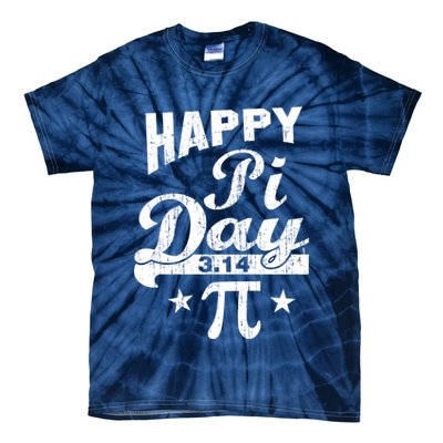 Vintage Happy Pi Day 3.14 Tie-Dye T-Shirt