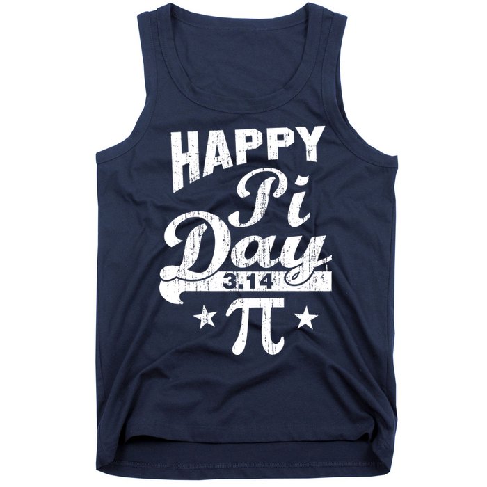 Vintage Happy Pi Day 3.14 Tank Top