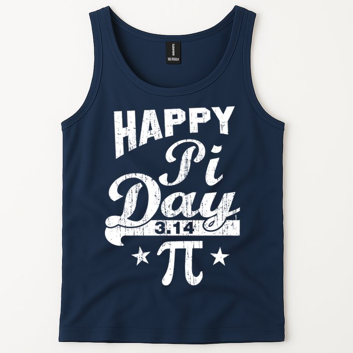 Vintage Happy Pi Day 3.14 Tank Top
