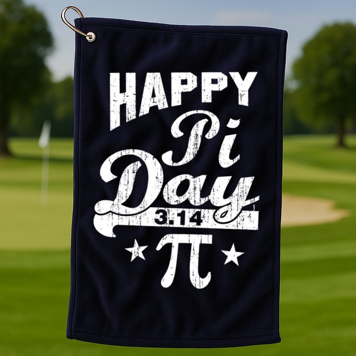 Vintage Happy Pi Day 3.14 Golf Towel