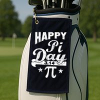 Vintage Happy Pi Day 3.14 Golf Towel