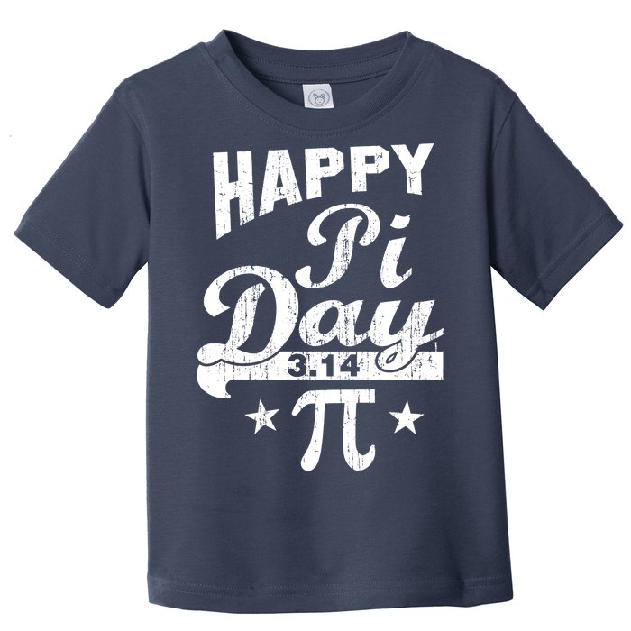 Vintage Happy Pi Day 3.14 Toddler T-Shirt